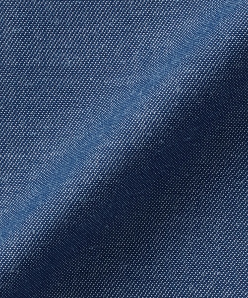 TOKYO SHIRTS(トウキョウシャツ)の「【透け防止】 形態安定ノーアイロン ワイド 7分袖ビジネスワイシャツ(ビジネスシャツ・レディース・ネイビー・S/M/L/LL/XL)」の2枚目の写真