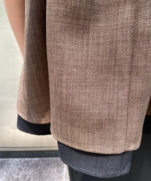 AIC.（エーアイシー）の「ロングベルトレイヤードキャミソール（キャミソール・レディース・グレー/ブラウン・FREE）」の15枚目の写真