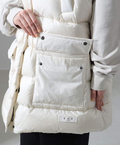 TATRAS（タトラス）の「TATRAS / CLEMATIDE ダウンベスト（ダウンベスト・レディース・ホワイト系その他5・ONE SIZE）」の18枚目の写真