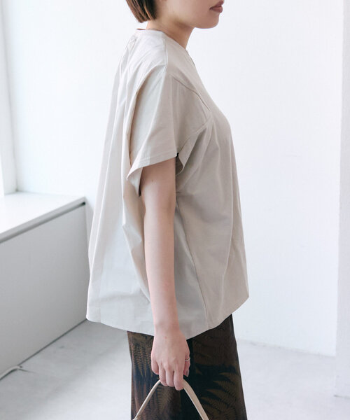 「ear PAPILLONNER」 「sumi style」ドルマンスリーブカットソー FREE ホワイト レディース ear PAPILLONNER 「ear PAPILLONNER」 「SUM1 STYLE」長袖シャツ