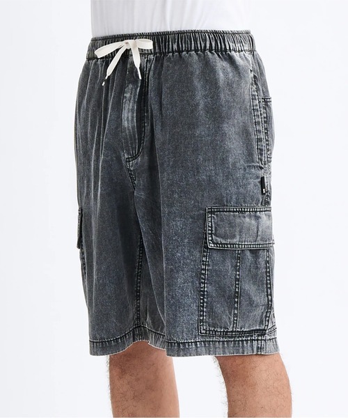 DC SHOES（ディーシーシューズ）の「25 WIDE CARGO SHORT/DCセットアップ対応ウエストゴムカーゴショートパンツ（その他パンツ・メンズ・スカイブルー/ブラック系その他2/ブラック・X-LARGE/LARGE/MEDIUM）」の10枚目の写真