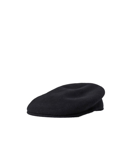 MOON LOGO FELTED WOOL BERET（ハンチング/ベレー帽）｜MARINE