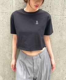 ALAND | ALAND／Aロゴクロップド半袖T(Tシャツ/カットソー)