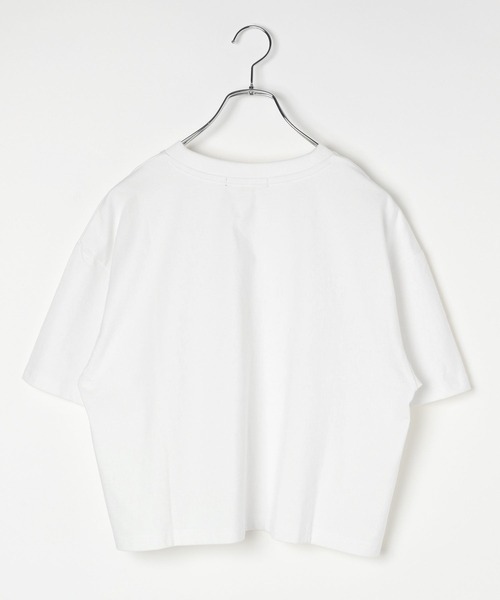 ALAND（エーランド）の「ALAND／Aロゴクロップド半袖T（Tシャツ/カットソー・レディース・ブラック/ホワイト・SMALL/LARGE）」の11枚目の写真