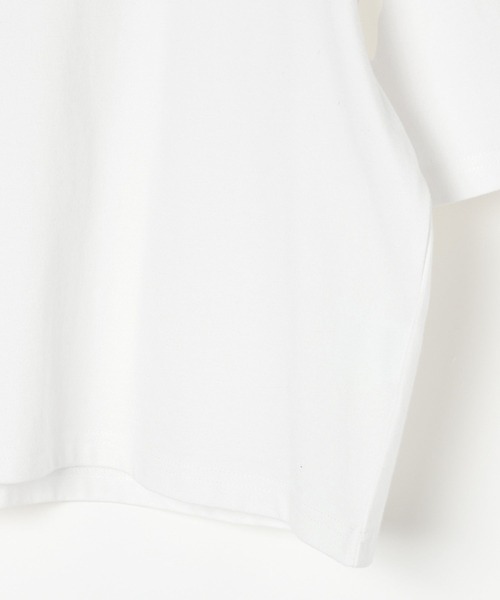 ALAND（エーランド）の「ALAND／Aロゴクロップド半袖T（Tシャツ/カットソー・レディース・ブラック/ホワイト・SMALL/LARGE）」の8枚目の写真