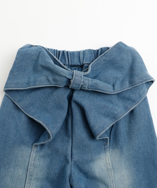 URBAN CHERRY(アーバンチェリー)の「バッグビッグリボンデニムパンツ(デニムパンツ・キッズ・ブルー・120cm/130cm/140cm/110cm)」の13枚目の写真