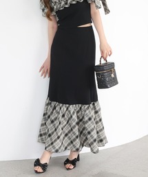 one after another NICE CLAUP | 【セットアップ可能】切り替えロングスカート(スカート)