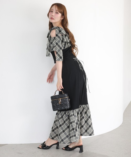 one after another NICE CLAUP(ワンアフターアナザーナイスクラップ)の「【セットアップ可能】切り替えロングスカート(スカート・レディース・アイボリー/ブラック/ブラウン・FREE)」の12枚目の写真
