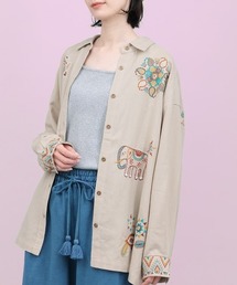 チチカカ | Rico カンタ刺繍モチーフシャツ(シャツ/ブラウス)