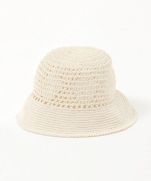 tiny tiny（ティニーティニー）の「クロシェ紐付きハット[tiny tiny(ティニーティニー)]（ハット・レディース・ブラック/ナチュラル・0）」の9枚目の写真