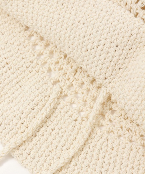 tiny tiny（ティニーティニー）の「クロシェ紐付きハット[tiny tiny(ティニーティニー)]（ハット・レディース・ブラック/ナチュラル・0）」の13枚目の写真