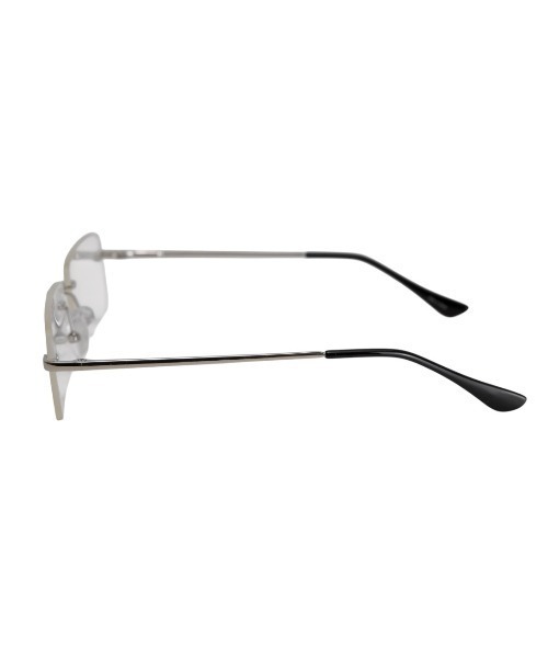 Chikashitsu +(チカシツプラス)の「【Chikashitsu +】rimless eyeglasses / 【チカシツプラス】リムレスアイグラス<着用動画あり>(メガネ・メンズ・ブラック/シルバー・ONE SIZE)」の12枚目の写真