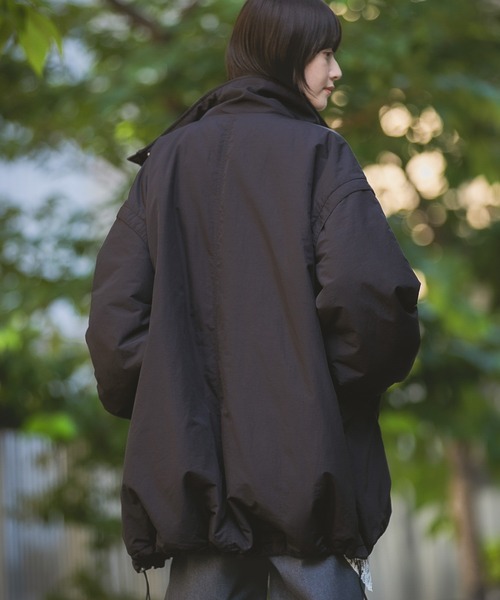 LAKOLE(ラコレ)の「2WAYモンスターコート / 496670(ブルゾン・レディース・アイボリー/ブラック/グレー/ブラウン・FREE)」の12枚目の写真