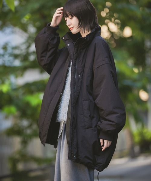 LAKOLE(ラコレ)の「2WAYモンスターコート / 496670(ブルゾン・レディース・アイボリー/ブラック/グレー/ブラウン・FREE)」の10枚目の写真