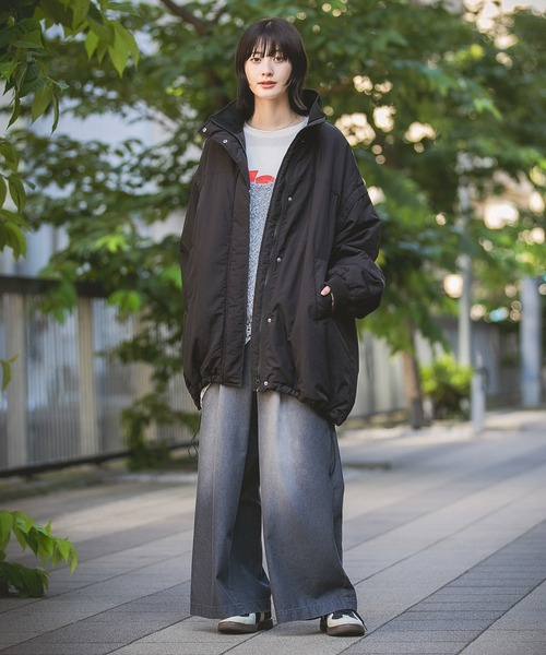 LAKOLE(ラコレ)の「2WAYモンスターコート / 496670(ブルゾン・レディース・アイボリー/ブラック/グレー/ブラウン・FREE)」の5枚目の写真