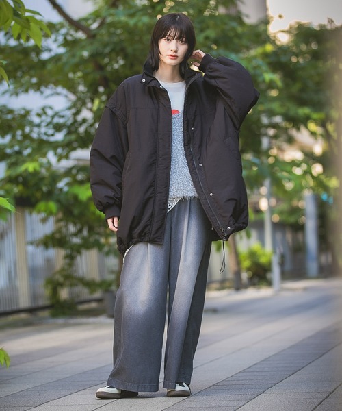 LAKOLE(ラコレ)の「2WAYモンスターコート / 496670(ブルゾン・レディース・アイボリー/ブラック/グレー/ブラウン・FREE)」の6枚目の写真