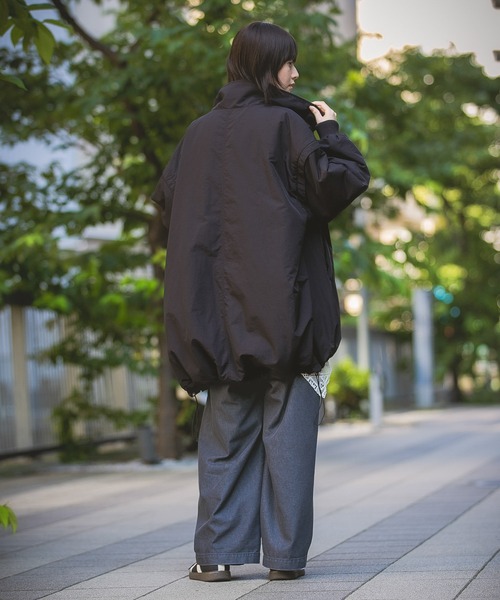 LAKOLE(ラコレ)の「2WAYモンスターコート / 496670(ブルゾン・レディース・アイボリー/ブラック/グレー/ブラウン・FREE)」の8枚目の写真