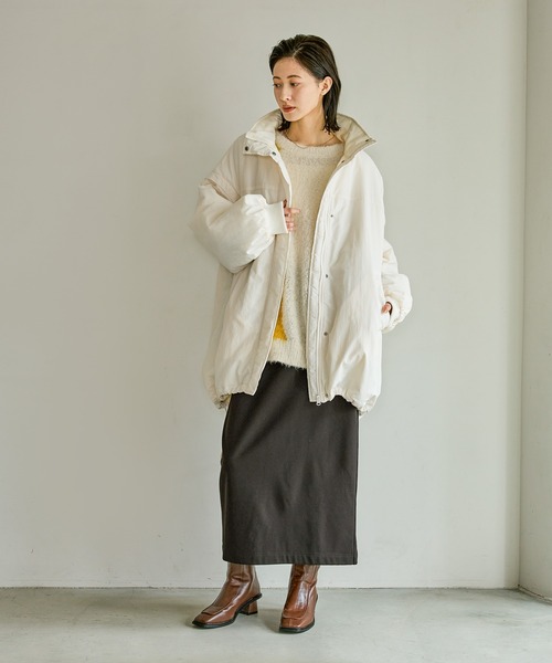 LAKOLE(ラコレ)の「2WAYモンスターコート / 496670(ブルゾン・レディース・アイボリー/ブラック/グレー/ブラウン・FREE)」の16枚目の写真