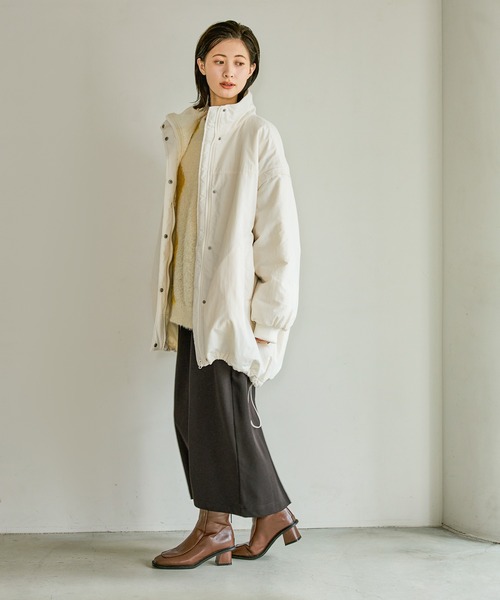 LAKOLE(ラコレ)の「2WAYモンスターコート / 496670(ブルゾン・レディース・アイボリー/ブラック/グレー/ブラウン・FREE)」の17枚目の写真