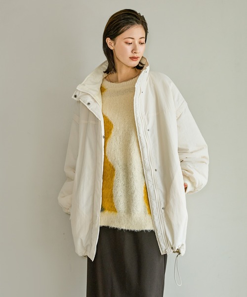 LAKOLE(ラコレ)の「2WAYモンスターコート / 496670(ブルゾン・レディース・アイボリー/ブラック/グレー/ブラウン・FREE)」の22枚目の写真