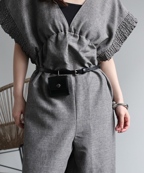 ap retro（アプレトロ）の「ミニポーチ付き / ウエストマークベルト（ベルト・レディース・ブラウン/ブラック・FREE）」の2枚目の写真