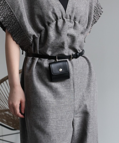 ap retro（アプレトロ）の「ミニポーチ付き / ウエストマークベルト（ベルト・レディース・ブラウン/ブラック・FREE）」の5枚目の写真