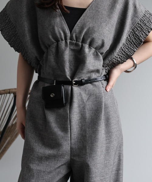 ap retro（アプレトロ）の「ミニポーチ付き / ウエストマークベルト（ベルト・レディース・ブラウン/ブラック・FREE）」の4枚目の写真