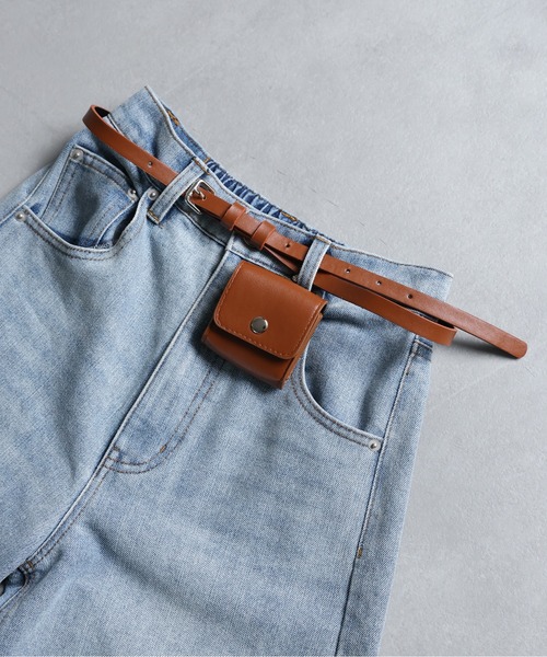 ap retro（アプレトロ）の「ミニポーチ付き / ウエストマークベルト（ベルト・レディース・ブラウン/ブラック・FREE）」の11枚目の写真