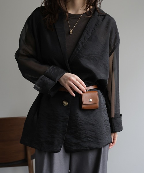 ap retro（アプレトロ）の「ミニポーチ付き / ウエストマークベルト（ベルト・レディース・ブラウン/ブラック・FREE）」の8枚目の写真