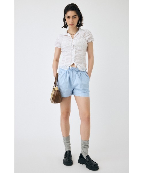 MOUSSY(マウジー)の「DRAWSTRING TRACK ショートパンツ(その他パンツ・レディース・ブルー系その他/ホワイト系その他・FREE)」の22枚目の写真