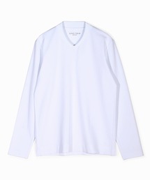 MEN'S BIGI（メンズビギ）の「【ACTIVE TAILOR/アクティブテイラー】シルケットスムースVネック長袖Tシャツ（Tシャツ/カットソー）」