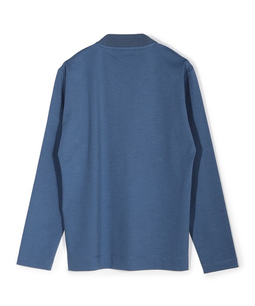 MEN'S BIGI(メンズビギ)の「【ACTIVE TAILOR/アクティブテイラー】シルケットスムースVネック長袖Tシャツ(Tシャツ/カットソー・メンズ・ホワイト/ブラック/ブルー/ブラウン・04/03/02/01/05)」の8枚目の写真