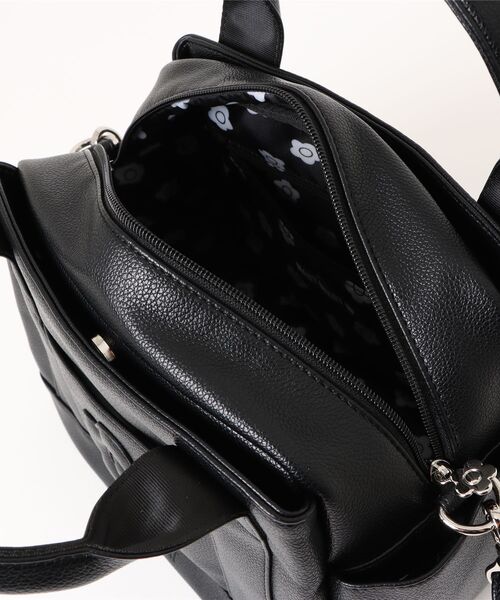 マリー・クワント マリクワ スクエアシュリンクデイジー 2WAYミニトート MARY QUANT（マリークワント）の「スクエアシュリンクデイジー 2WAY