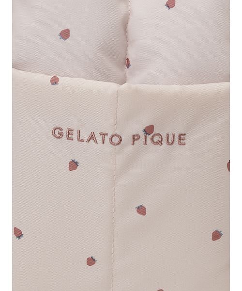 CAT&DOG】ストロベリー柄キルティングキャリーバック（ペット用