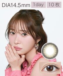TOPARDS（トパーズ）の「TOPARDS 1DAY 10枚入り ココトパーズ（コンタクトレンズ・カラコン・レディース）」