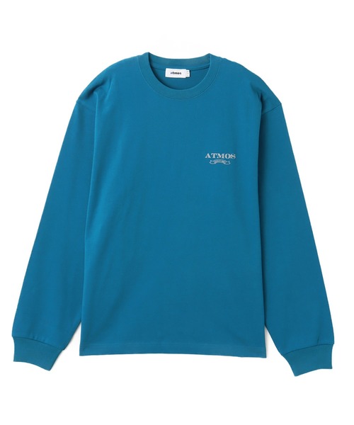 atmos(アトモス)の「atmos Emblem Logo LS T-shirt / アトモス エンブレム ロゴ LS Tシャツ(Tシャツ/カットソー・メンズ・ブルー/ブラック/ホワイト・M/L/XL/XXL)」の12枚目の写真