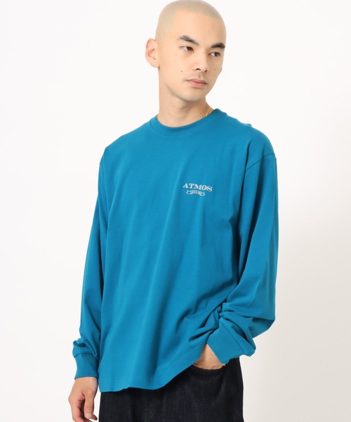 atmos(アトモス)の「atmos Emblem Logo LS T-shirt / アトモス エンブレム ロゴ LS Tシャツ(Tシャツ/カットソー・メンズ・ブルー/ブラック/ホワイト・M/L/XL/XXL)」の11枚目の写真