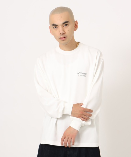 atmos(アトモス)の「atmos Emblem Logo LS T-shirt / アトモス エンブレム ロゴ LS Tシャツ(Tシャツ/カットソー・メンズ・ブルー/ブラック/ホワイト・M/L/XL/XXL)」の17枚目の写真