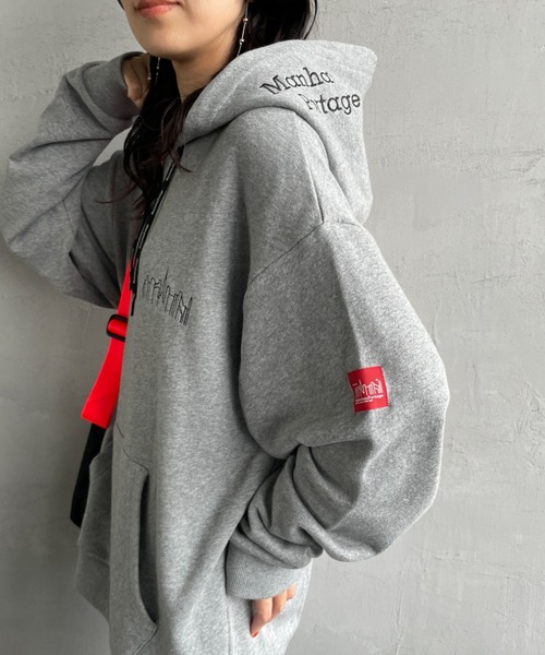 MANHATTAN PORTAGE/マンハッタンポーテージ] 別注 フードロゴ刺繍
