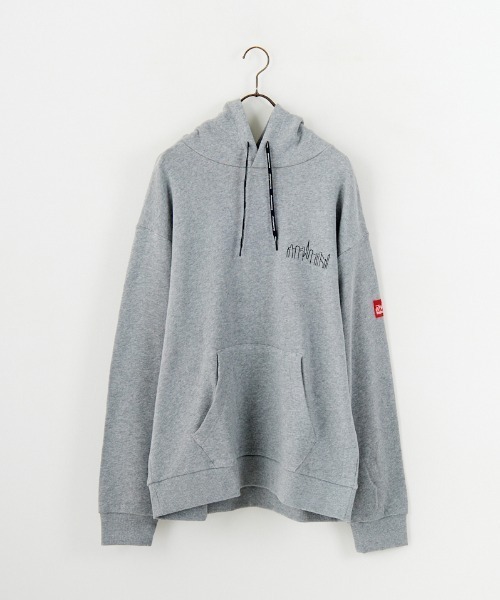 Manhattan Portage（マンハッタンポーテージ）の「[MANHATTAN PORTAGE/マンハッタンポーテージ] 別注 フードロゴ刺繍 スウェットパーカー（パーカー・レディース・グレー/ピンク/ブラック・M/S/XL/L）」の18枚目の写真