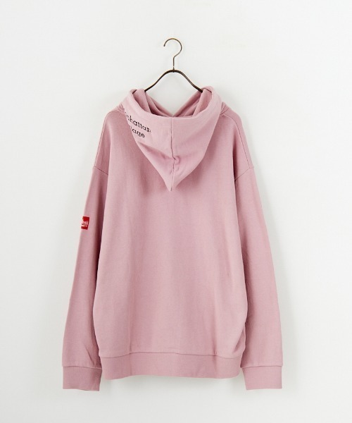 Manhattan Portage（マンハッタンポーテージ）の「[MANHATTAN PORTAGE/マンハッタンポーテージ] 別注 フードロゴ刺繍 スウェットパーカー（パーカー・レディース・グレー/ピンク/ブラック・M/S/XL/L）」の16枚目の写真