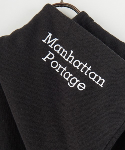 Manhattan Portage（マンハッタンポーテージ）の「[MANHATTAN PORTAGE/マンハッタンポーテージ] 別注 フードロゴ刺繍 スウェットパーカー（パーカー・レディース・グレー/ピンク/ブラック・M/S/XL/L）」の15枚目の写真