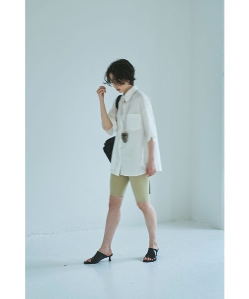 marjour(マージュール)の「COTTON COLOR OVER SHIRTS(シャツ/ブラウス・レディース・ピンク/オフホワイト・M)」の19枚目の写真