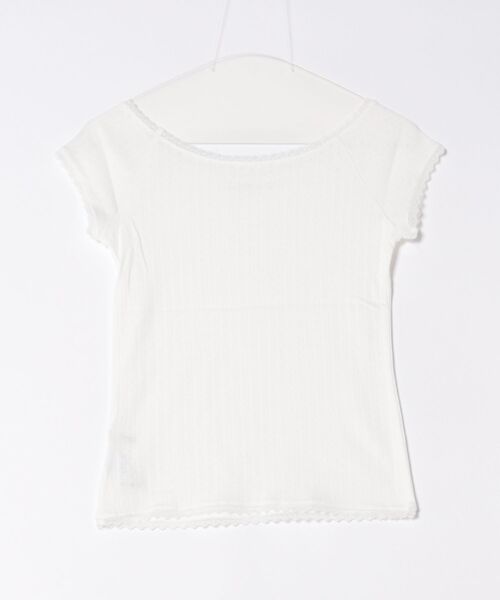 TINA:JOJUN(ティーナジョジュン)の「アイレット コンパクト Tシャツ TINA:JOJUN(Tシャツ/カットソー・レディース・サックスブルー/ネイビー/ホワイト/ホワイト系その他/ピンク・M)」の20枚目の写真