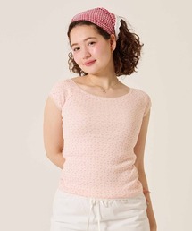 TINA：JOJUN（ティーナジョジュン）の「アイレット コンパクト Tシャツ TINA：JOJUN（Tシャツ/カットソー）」