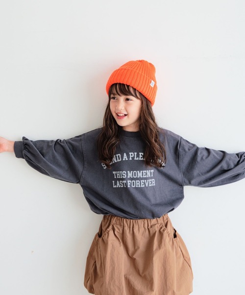 セール】[着回し力抜群!最強ロンT!!]ボリュームスリーブロンT(KIDS)（T
