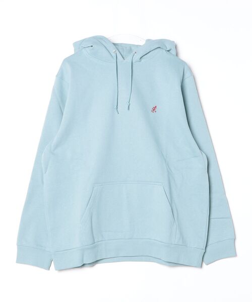 Gramicci(グラミチ)の「ONE POINT HOODED SWEATSHIRT|ワンポイントフーデッドスウェットシャツ Gramicci グラミチ(スウェット・メンズ・ヘザーグレー/ダークブラウン系/ダークネイビー/オレンジ/グレー系その他/ブラック系その他/レッド/ライトブルー/ブラウン/グレー系その他3・S/M/L/XL/XXL/XS)」の8枚目の写真