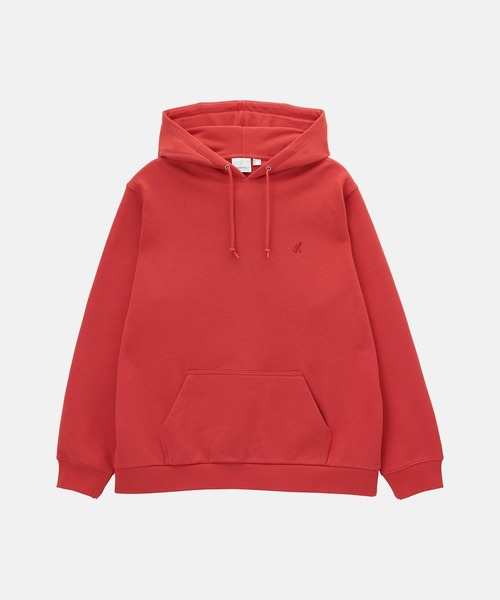 Gramicci（グラミチ）の「ONE POINT HOODED SWEATSHIRT｜ワンポイントフーデッドスウェットシャツ Gramicci グラミチ（スウェット・メンズ・ヘザーグレー/ダークブラウン系/ダークネイビー/オレンジ/グレー系その他/ブラック系その他/レッド・S/M/L/XL/XXL）」の15枚目の写真