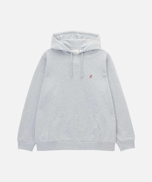 Gramicci（グラミチ）の「ONE POINT HOODED SWEATSHIRT｜ワンポイントフーデッドスウェットシャツ Gramicci グラミチ（スウェット・メンズ・ヘザーグレー/ダークブラウン系/ダークネイビー/オレンジ/グレー系その他/ブラック系その他/レッド・S/M/L/XL/XXL）」の14枚目の写真