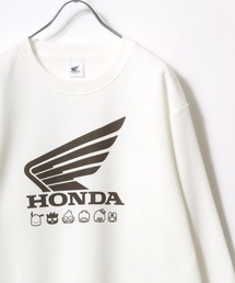 sanrio（サンリオ）の「2025AW HONDA×sanrio/ホンダ×サンリオ 『はぴだんぶい』『スーパーカブ』コラボプリントレーナー レディース メンズ（スウェット）」